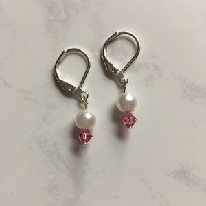 💕 Host pick! Pearl & Crystal earrings💕